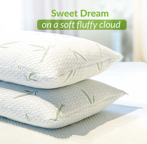 MLILY Dreamer Bamboo Shredded Memory Foam Bed Pillow